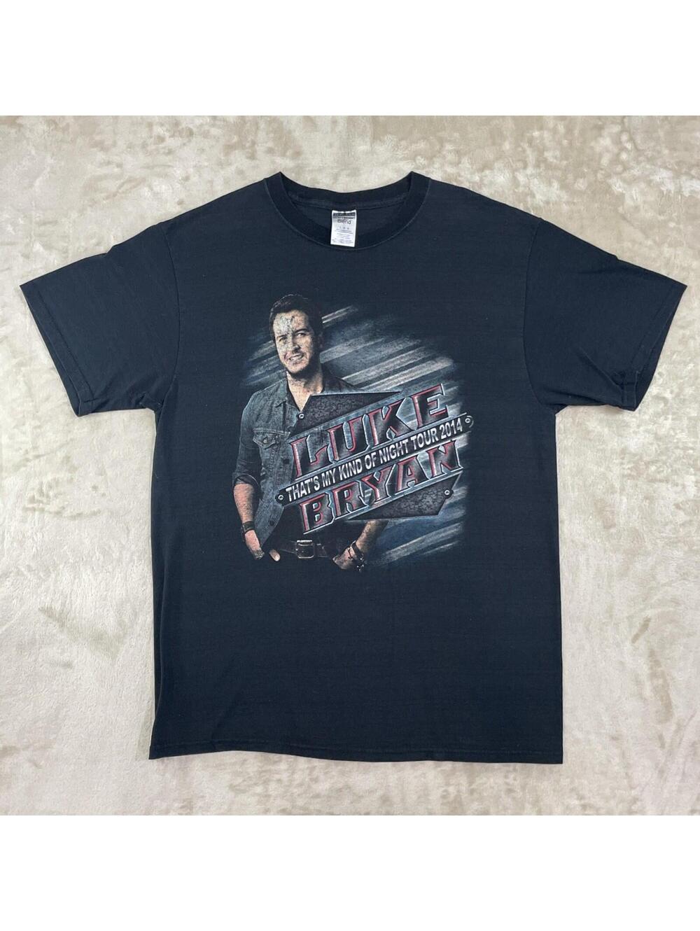 Luke Bryan Country Music That’s My Kind of Night 2014 Tour t-shirt size L